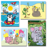 Dieren illustraties
