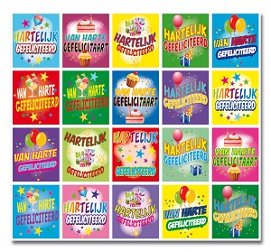 Serie 21 - hartelijk gefeliciteerd