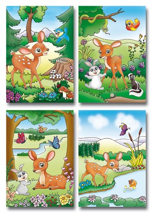 Serie 242 - hertjes