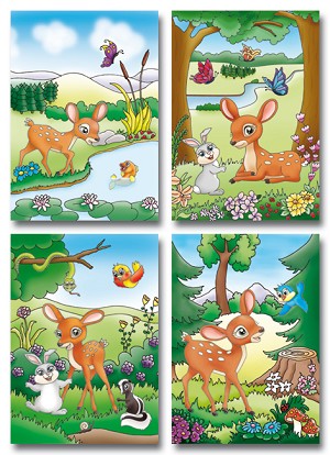 Serie 850 - hertjes *