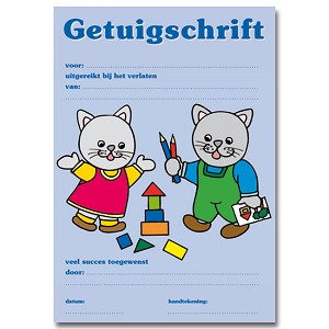 Getuigschriften 1031 - neutraal *