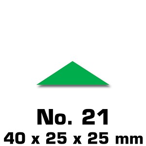 Driehoek 25x25x40