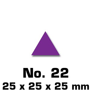 Driehoek 25x25x25