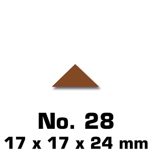 Driehoek 17x17x24