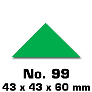 Driehoek 43x43x60