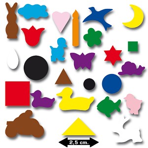 Gemengde plakfiguren