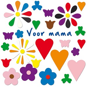 Moederdag plakfiguren