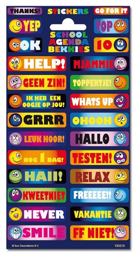 Stickers serie 31/24 - bekkies