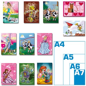 Pakket kleine kaarten - fantasie