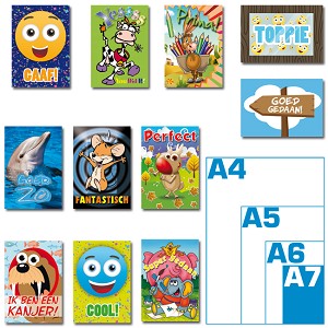 Pakket kleine kaarten - complimenten