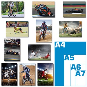 Pakket reuzewenskaarten - sport